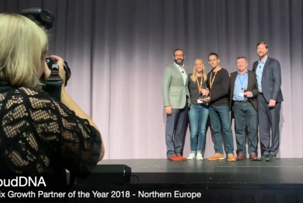 cloudDNA win Citrix Growth Partner of the year 2018