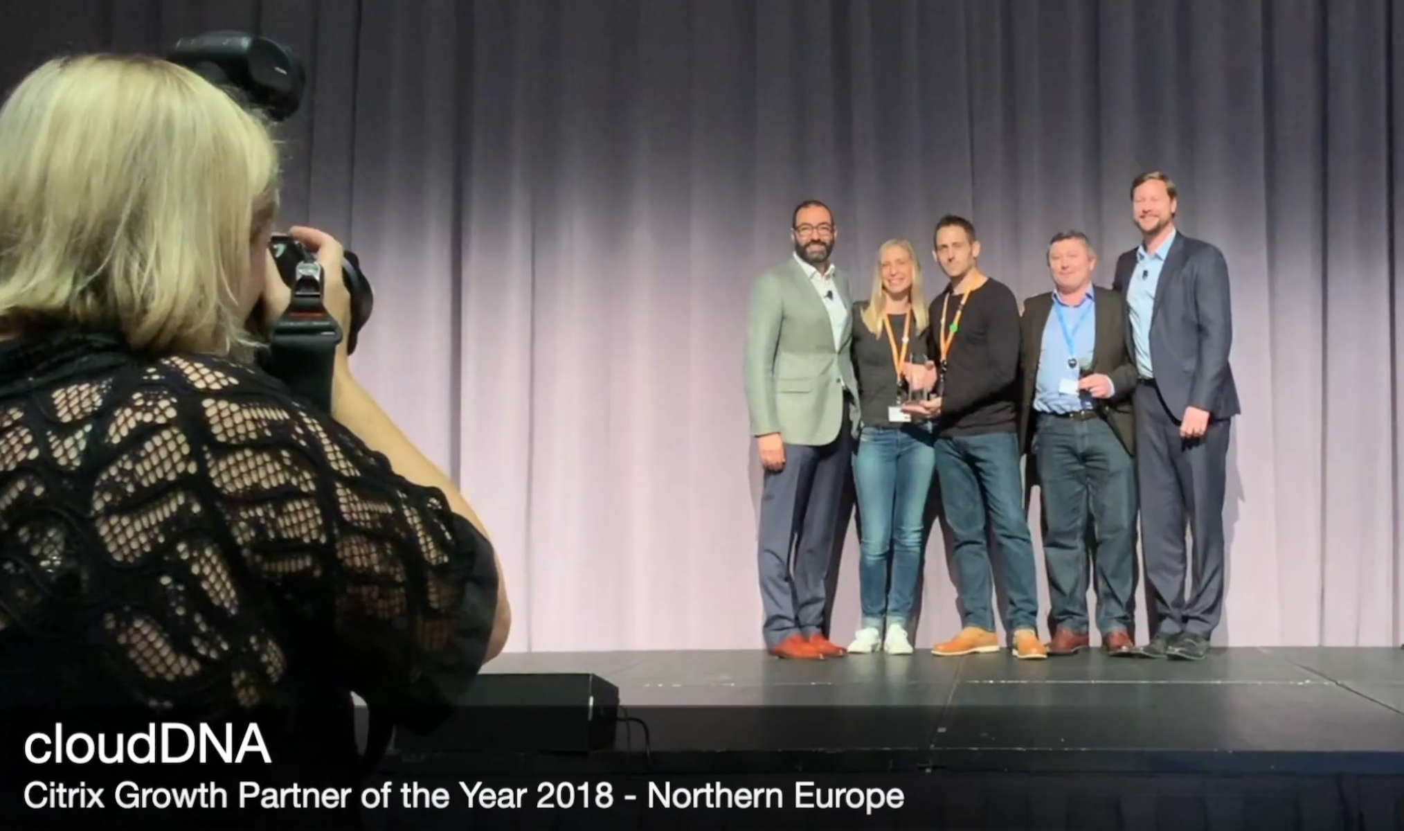 Citrix Growth Partner of the Year 2018 Northern Europe