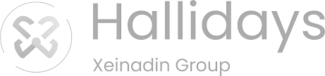 Hallidays new logo grey